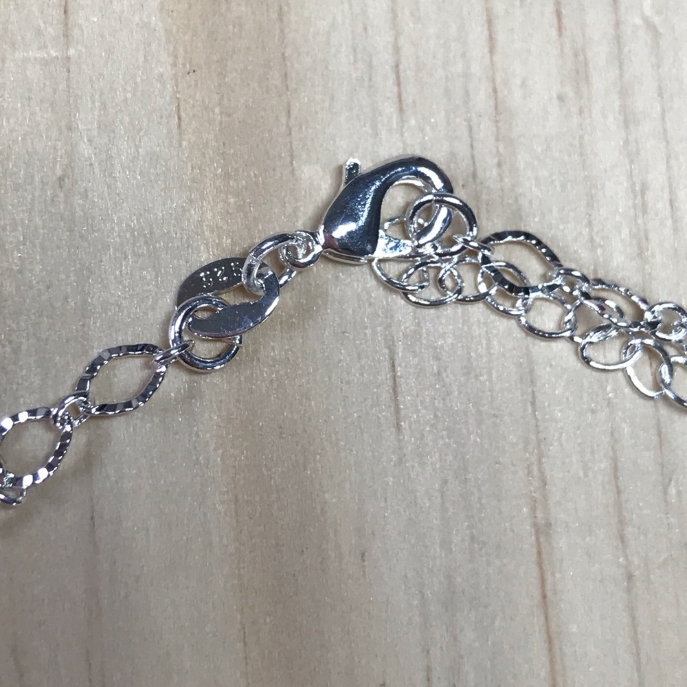 Sterling Silver 925 Dainty Anklet - Picture 3 of 3